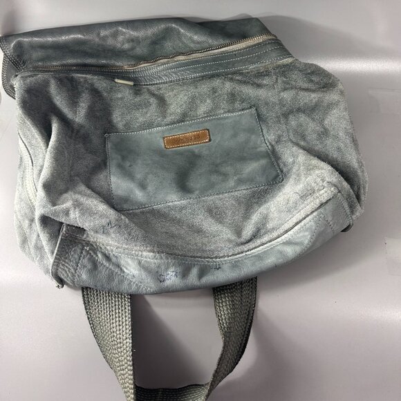 Exquistie Unique numero 10 Green Leather Large Messenger Bag - Picture 9 of 13